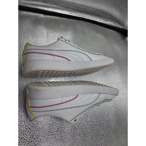 Puma Womens Vikky V2 Comfort White on White Shoes Sneakers Size 7.5 - Picture 8 of 10